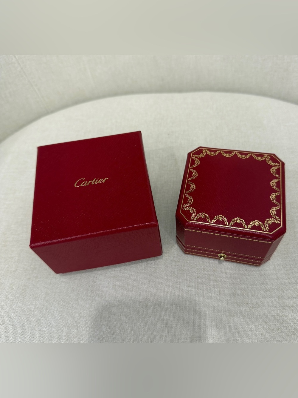 Cartier Ring Box + Outer Box